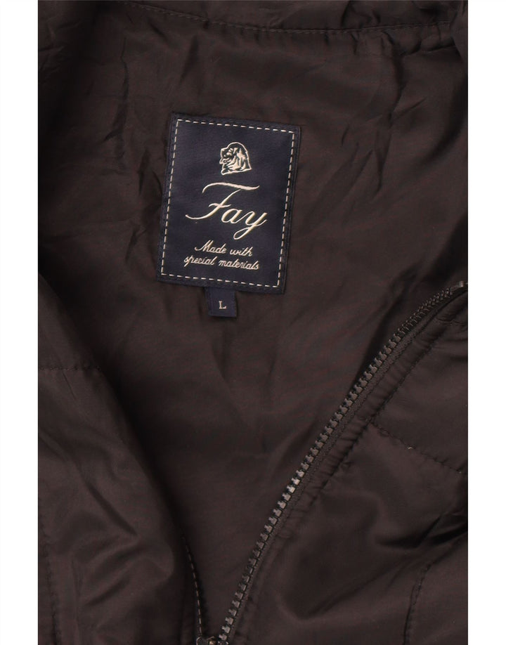 Женский жилет с подкладкой Fay UK 16, большой черный