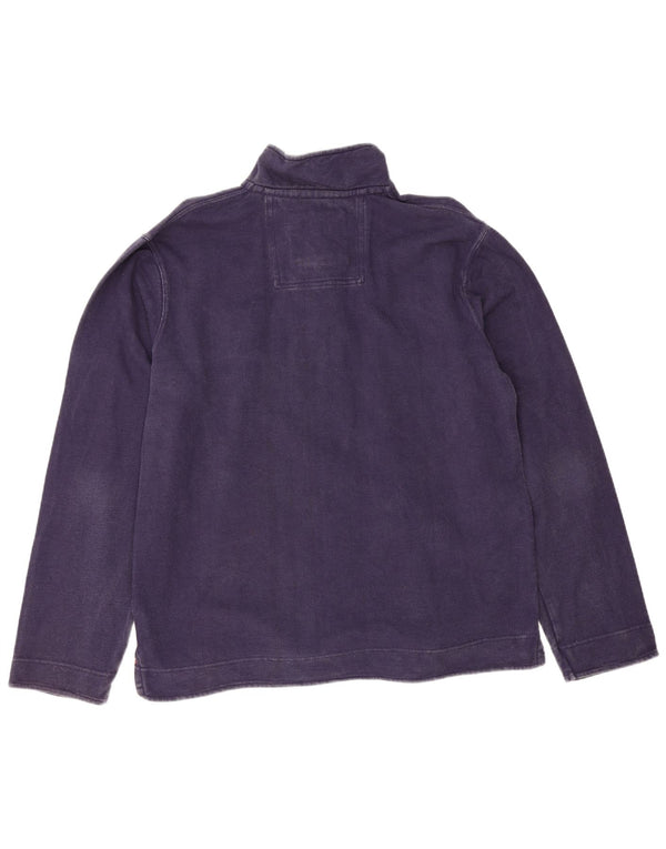 Crew Clothing Мужской свитшот с воротником на молнии Джемпер XL Темно-синий хлопок