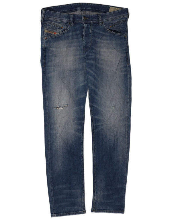 Мужские зауженные зауженные джинсы Diesel Regular Belther W31 L30, синий хлопок