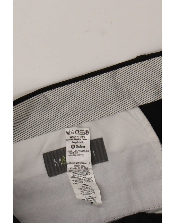 Мужские костюмные брюки Marks & Spencer W36 L31 черные из полиэстера