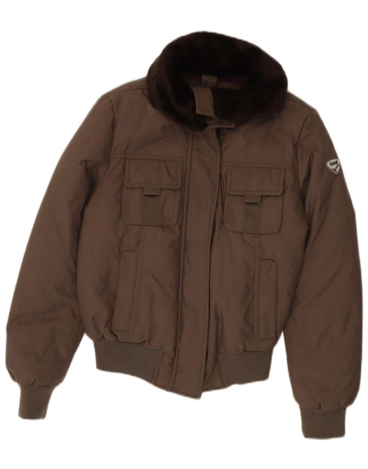 Женская стеганая куртка Gas EU 40, средний коричневый полиамид