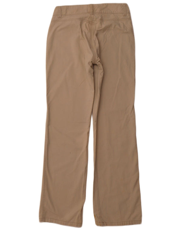 CALVIN KLEIN Женские прямые повседневные брюки W28 L32 Бежевые хлопковые