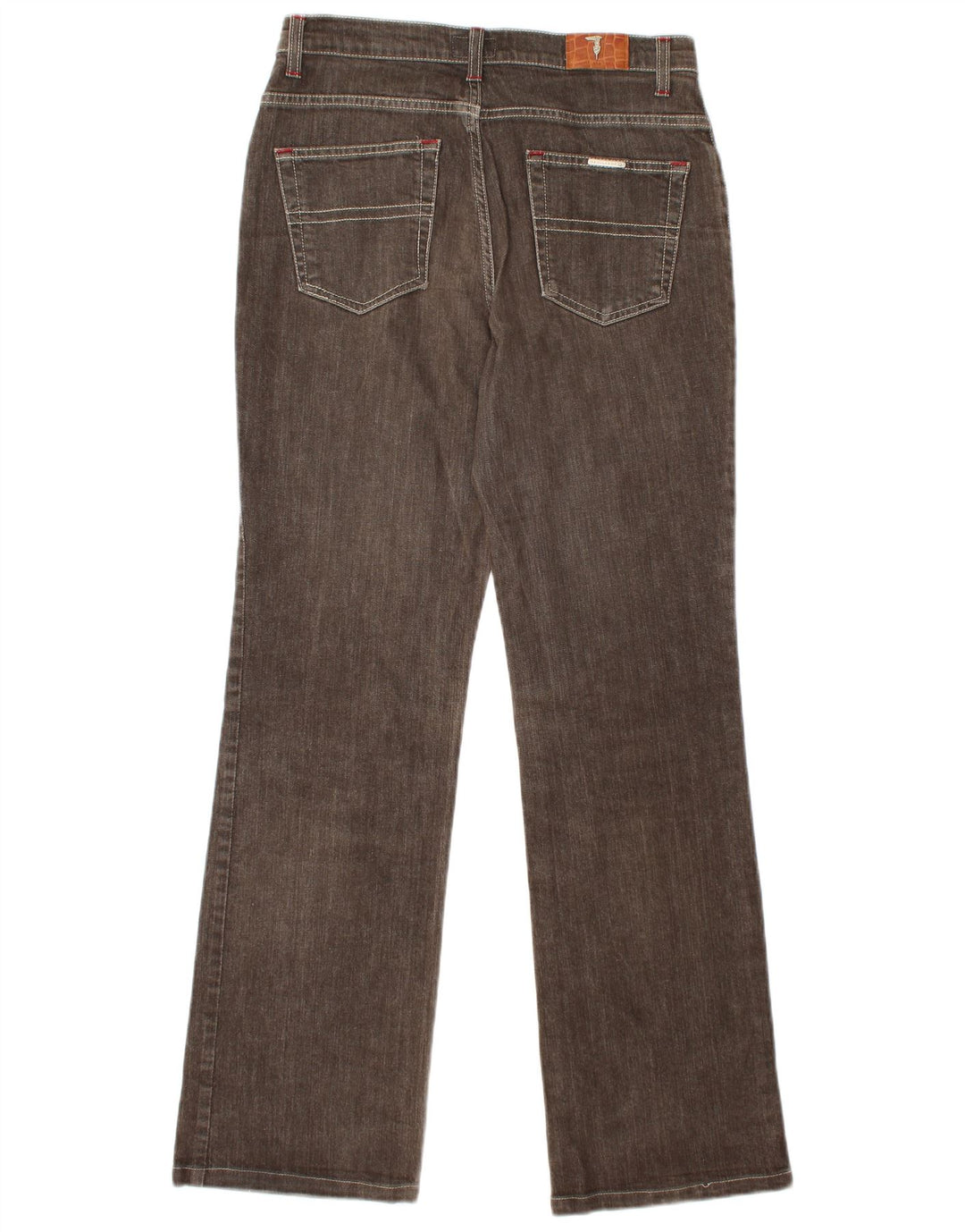 Мужские прямые джинсы TRUSSARDI W29 L31 коричневые, хлопок