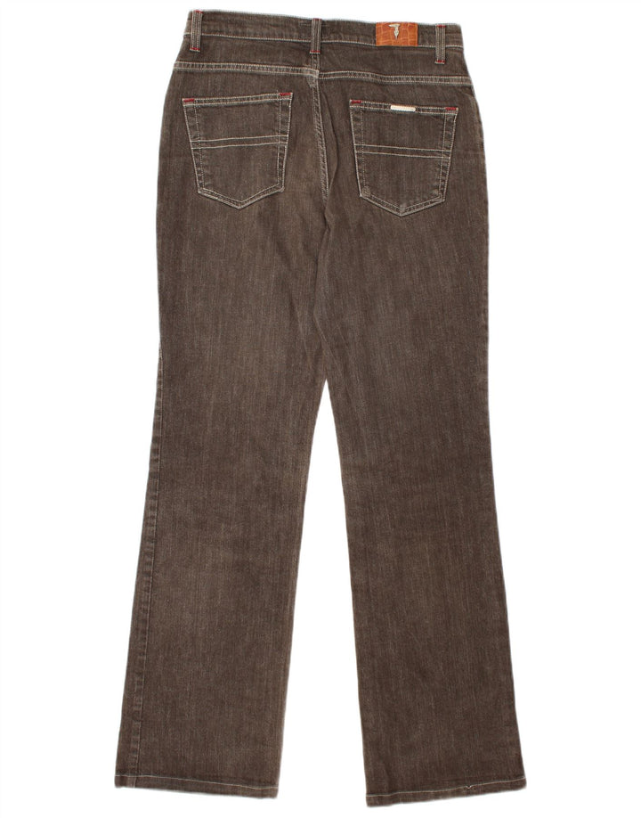 Мужские прямые джинсы TRUSSARDI W29 L31 коричневые, хлопок
