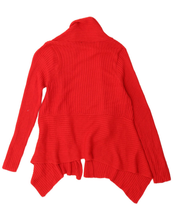 Женский кардиган Zara UK 12, средний красный акрил