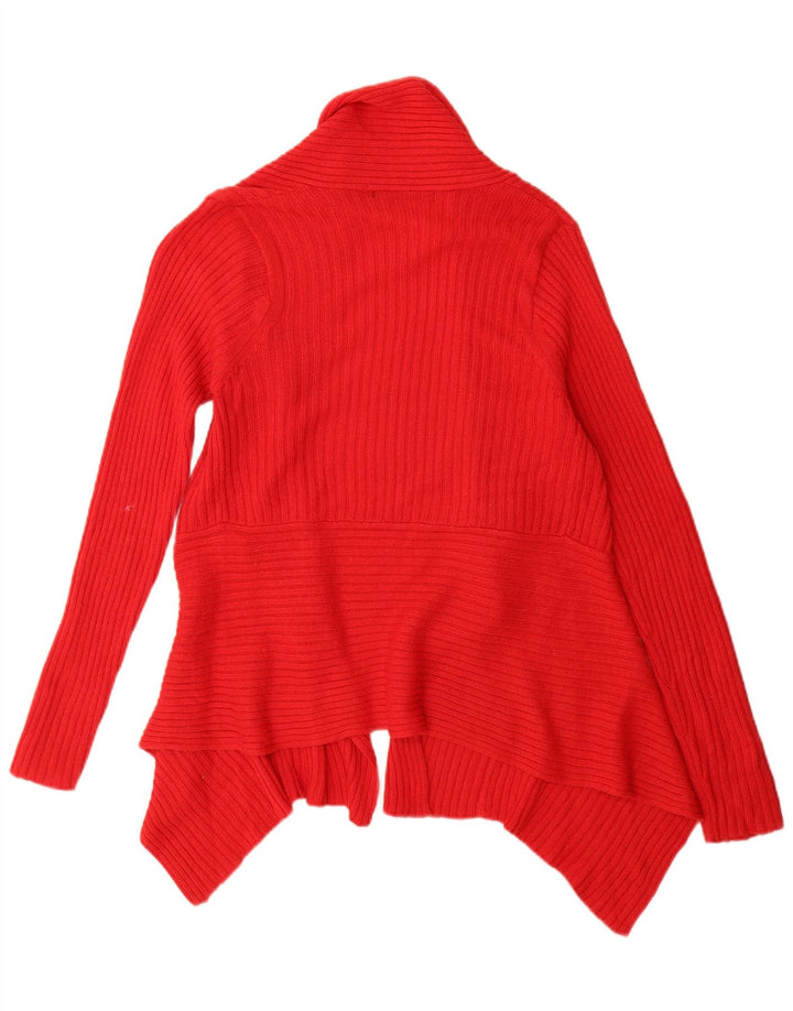 Женский кардиган Zara UK 12, средний красный акрил