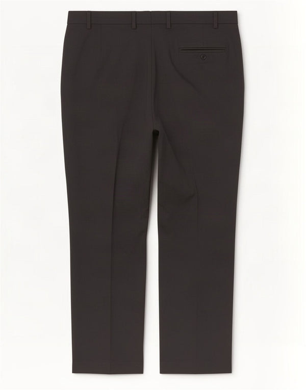 Marks & Spencer Mens Straight Regular Fit Suit Trousers W42 L31 Black