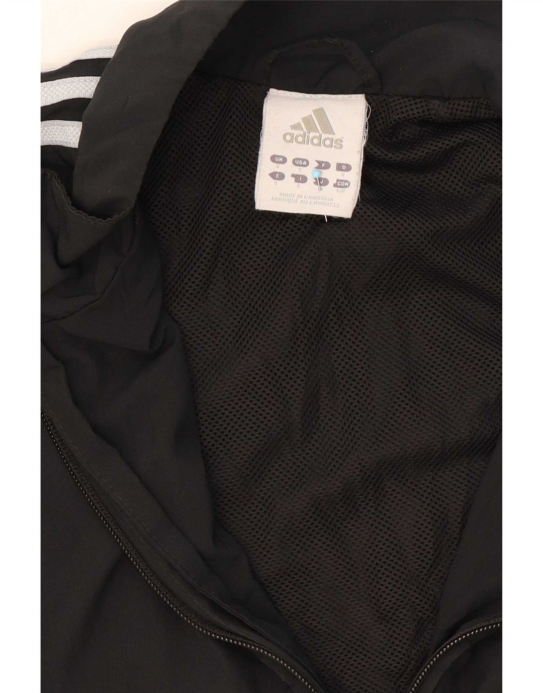 Мужская спортивная куртка Adidas Climalite, маленькая черная