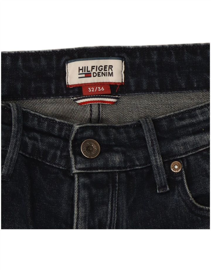 Мужские узкие джинсы Tommy Hilfiger W32 L31 темно-синие