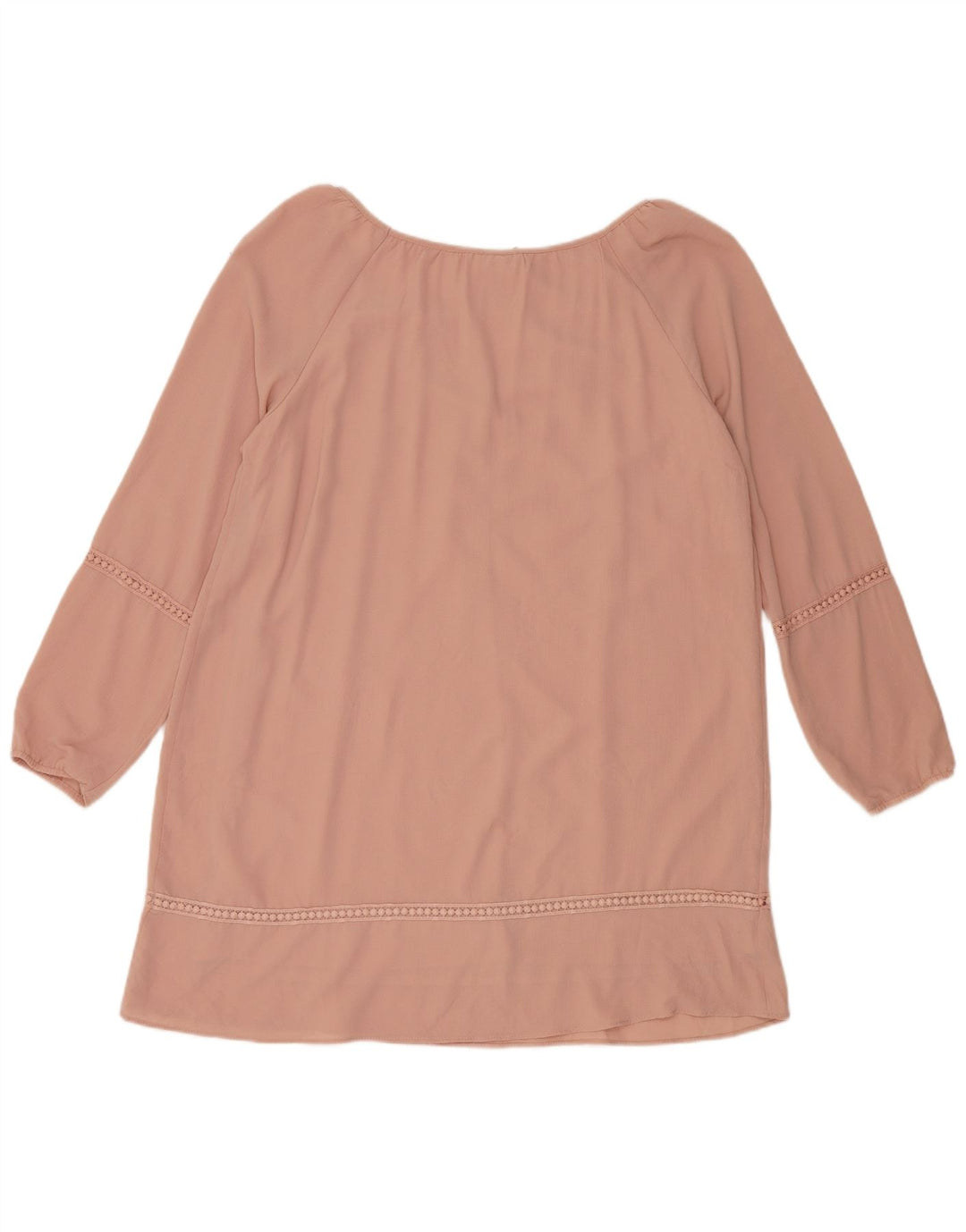 Женское платье-туника Wrangler с длинными рукавами, Великобритания, 18 XL, розовое полиэстер