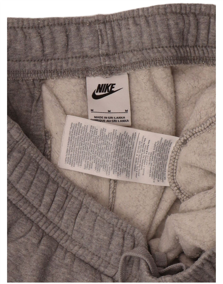 NIKE Mens Tracksuit Trousers Joggers Medium  Grey Cotton