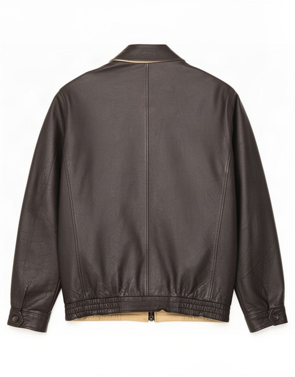 Мужская кожаная куртка Vagrant IT 52 XL Черная