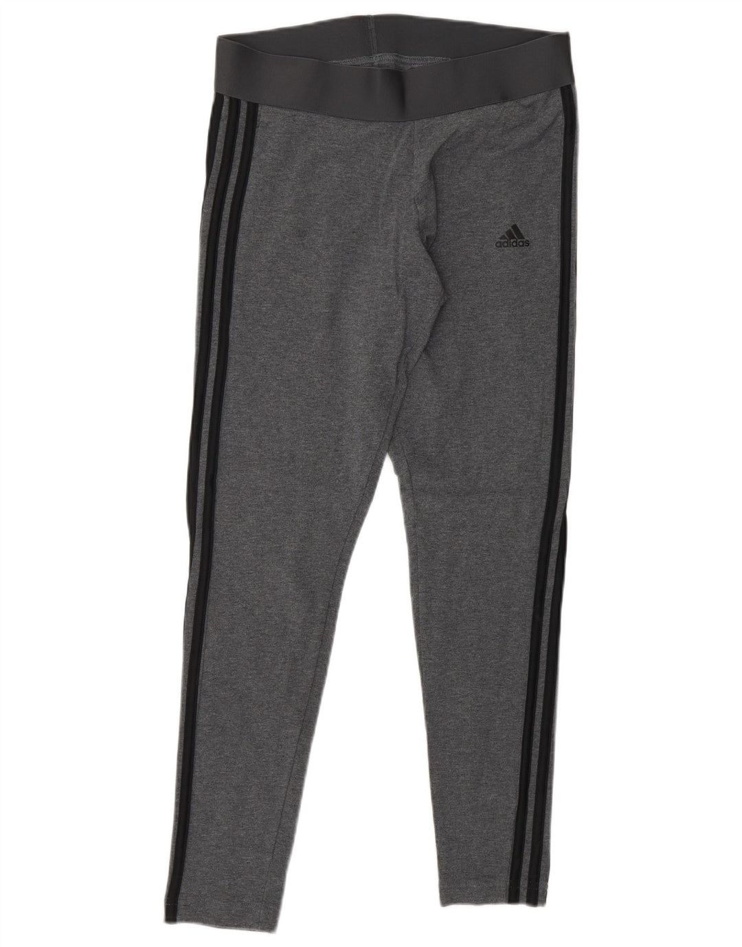 Женские леггинсы ADIDAS UK 12/14, хлопок среднего серого цвета