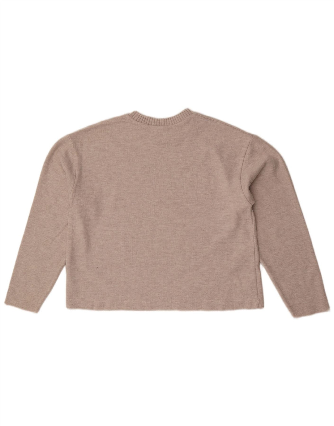 Женская укороченная блузка Zara UK 14, средний бежевый