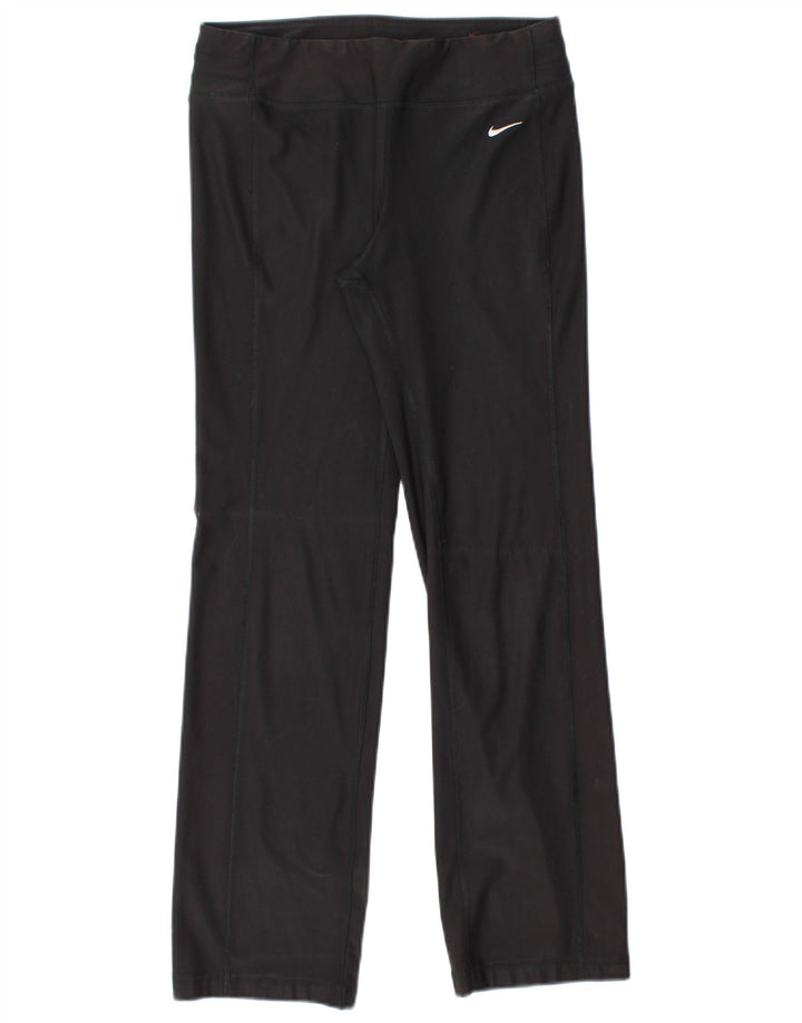 Женские спортивные брюки Nike Dri Fit UK 10, маленькие черные полиэстер