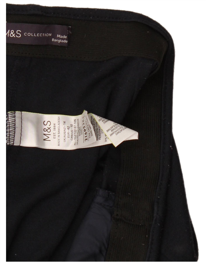 Женские укороченные брюки Marks & Spencer UK 14, большие W34 L26, темно-синие