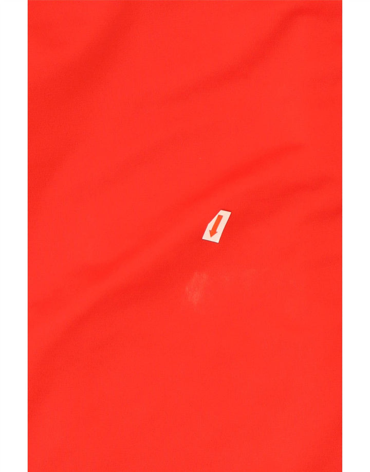Женская верхняя куртка спортивного костюма Adidas Primegreen UK 12/14, средний красный полиэстер