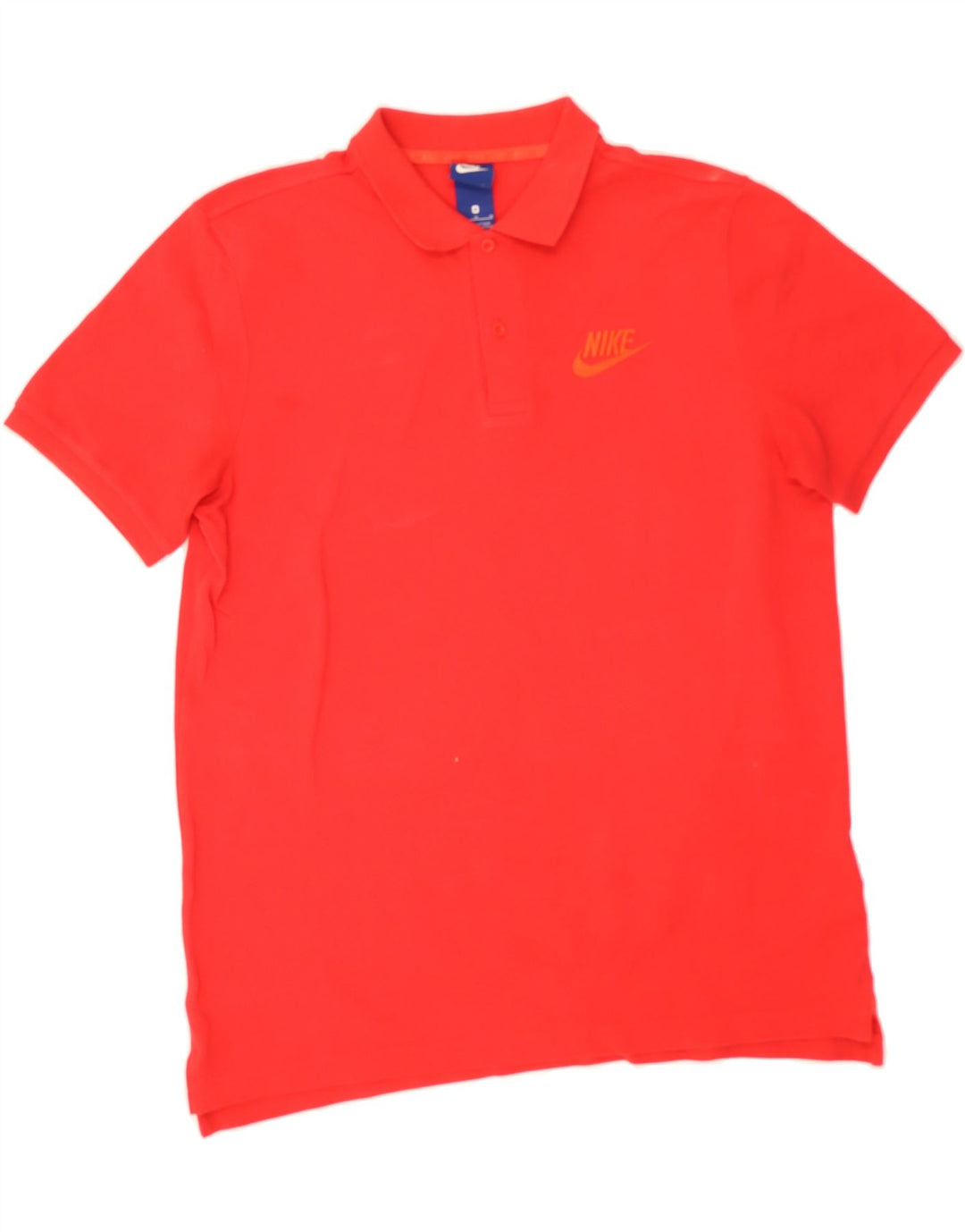 NIKE Mens Polo Shirt Medium Red Cotton Vintage Nike and Second-Hand Nike from Messina Hembry 