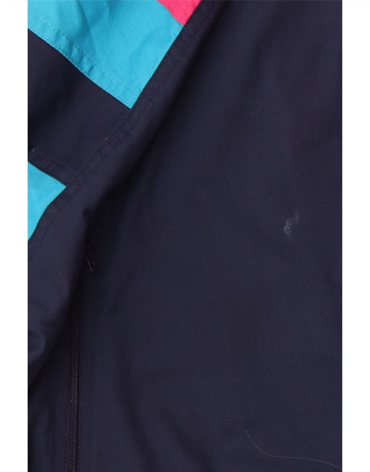 Мужской спортивный костюм LEOPARD, верхняя куртка XL, темно-синий, полиэстер с цветными блоками