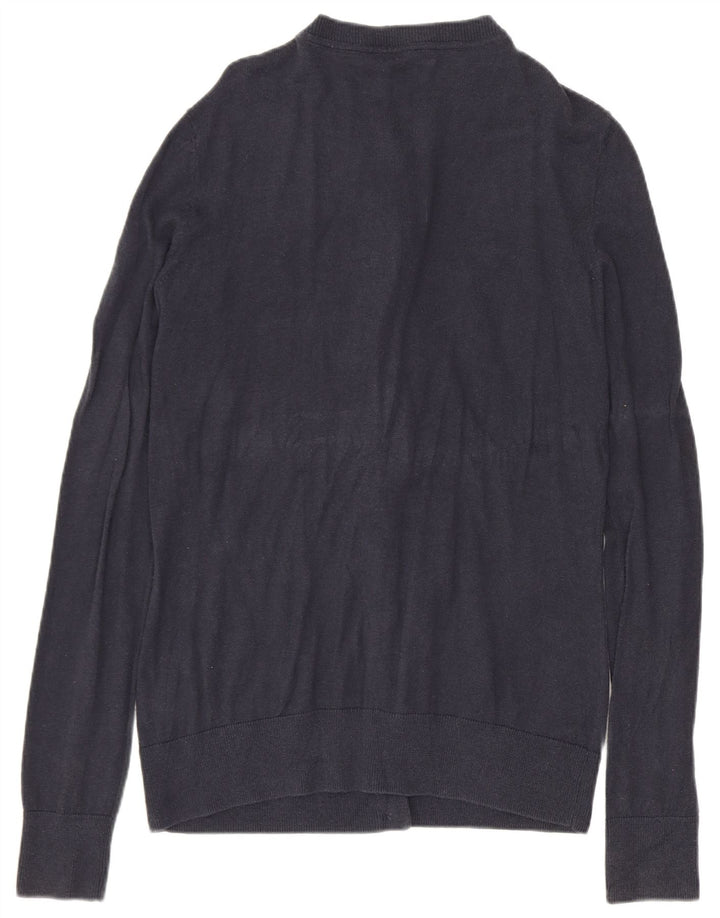 Женский кардиган Nautica, свитер UK 10, маленький размер, темно-синий, хлопок