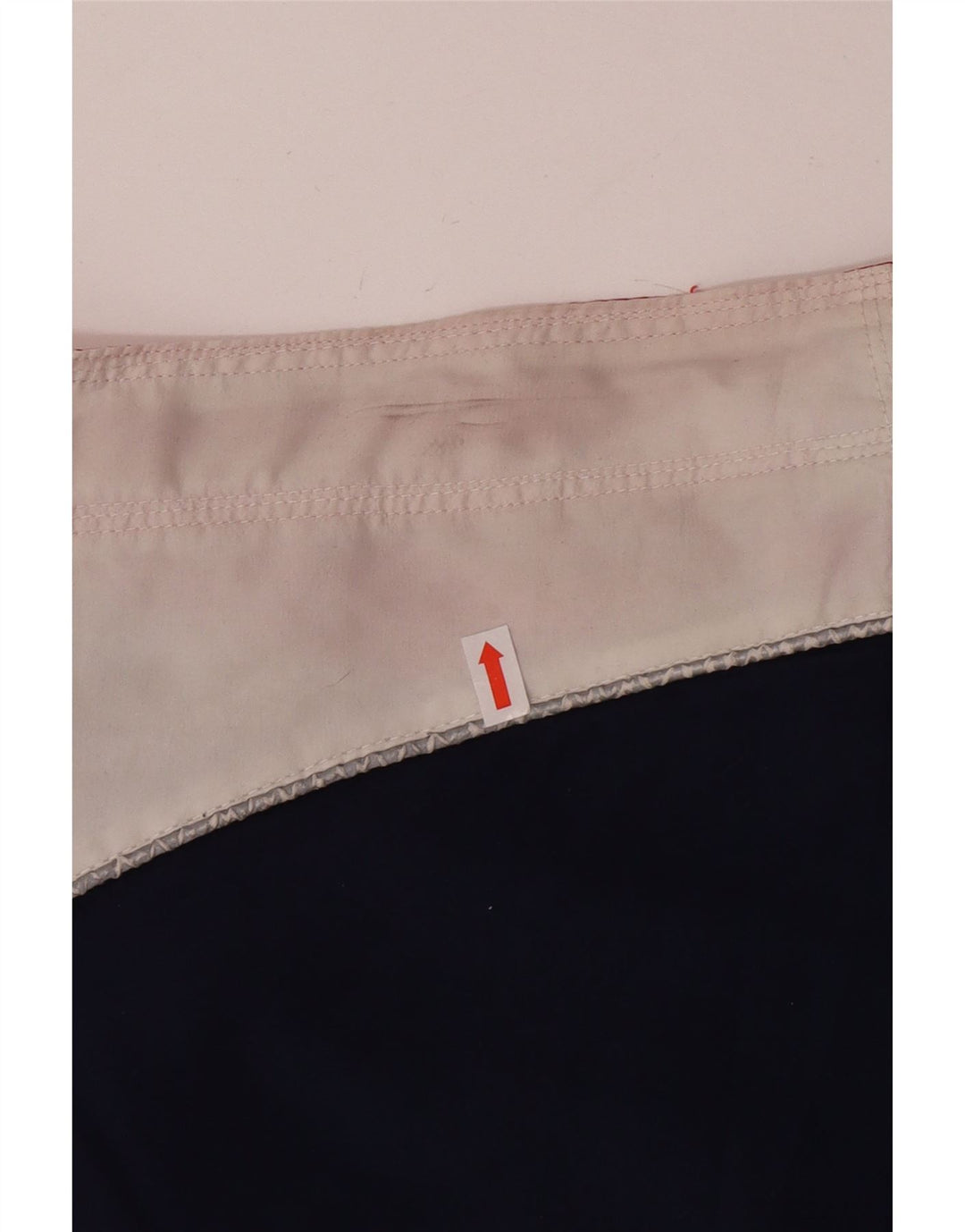 Мужские шорты для плавания Diadora с графическим рисунком XL, красный полиэстер с цветными блоками