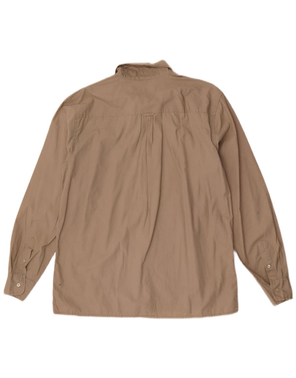Рубашка мужская Lee XL бежевая, хлопок