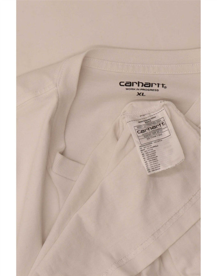 Мужская футболка Carhartt Top XL, белый хлопок