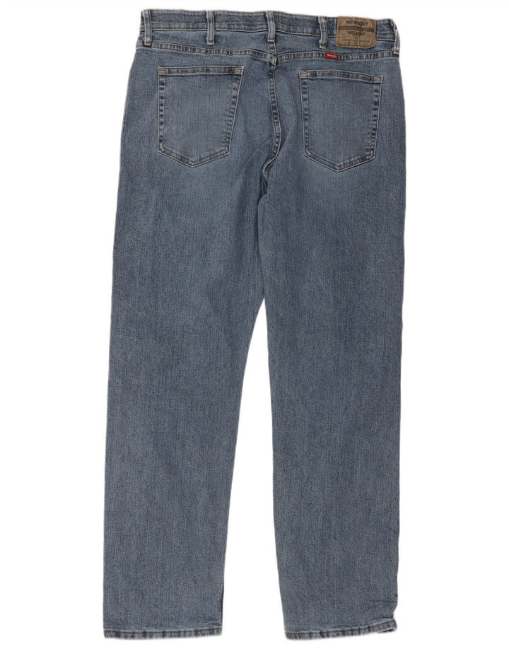 Мужские прямые джинсы Wrangler W36 L32, синий хлопок