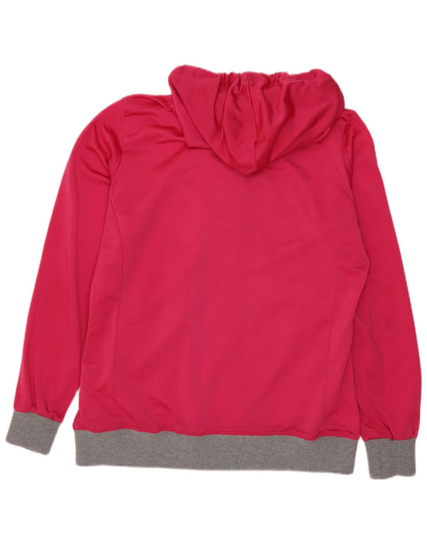 Женский свитер с капюшоном и молнией Champion Heritage Fit UK 16, большой розовый цвет