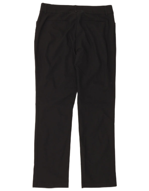 Женские повседневные брюки Lee со средней посадкой, размер США 14, большой размер W34 L32, черный хлопок