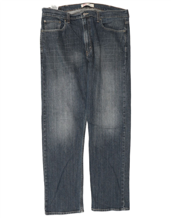 Мужские прямые джинсы Levi's 505 W38 L34 синие, хлопок