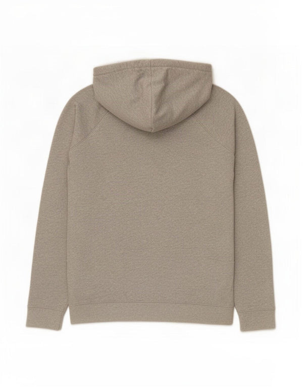 Женский свитер с капюшоном на молнии Jack Wills UK 16, большой серый хлопок в крапинку