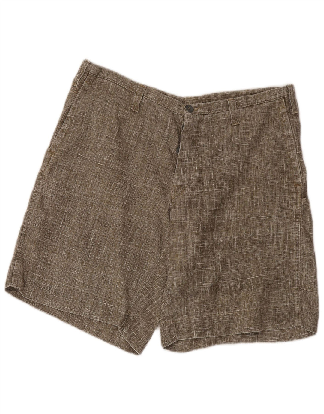 REPLAY Mens Cargo Shorts Medium W36 Grey Linen