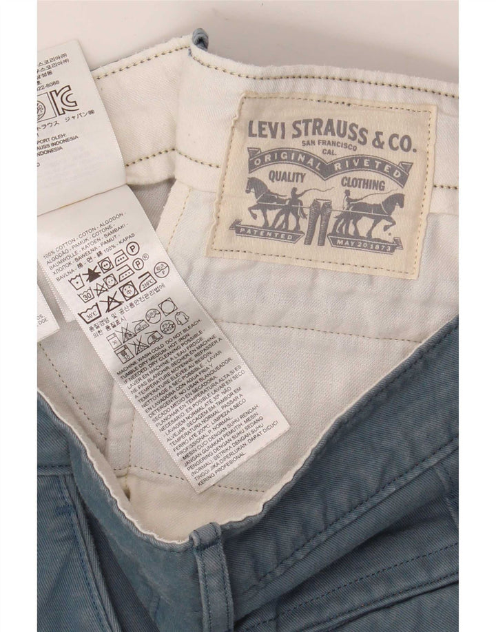 Мужские шорты чинос Levi's W34, большие синие, хлопок