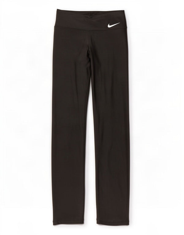Женские леггинсы Nike Dri Fit UK 14, средний черный полиэстер