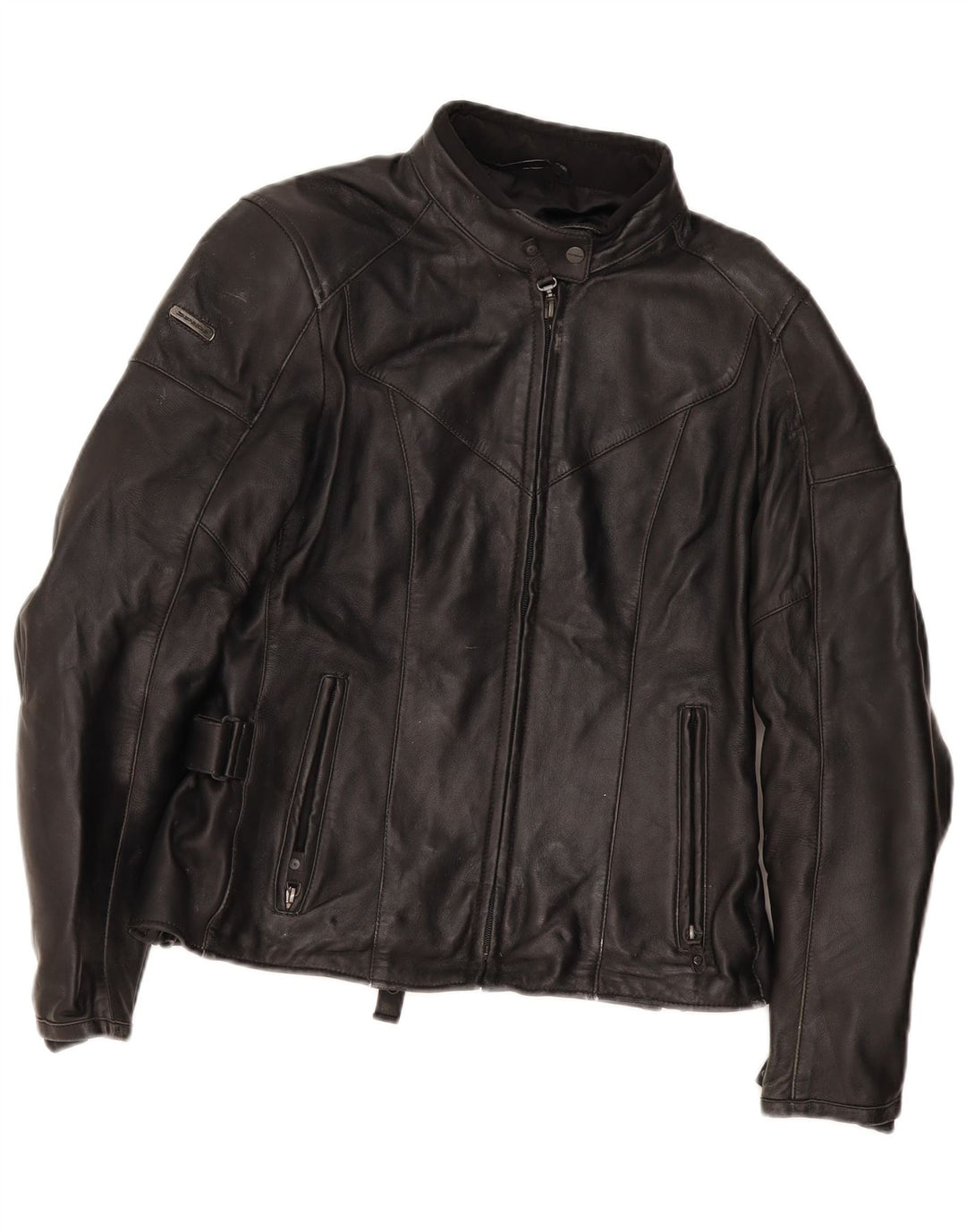 Женская кожаная куртка-гонщик Spidi IT 48 XL, черная