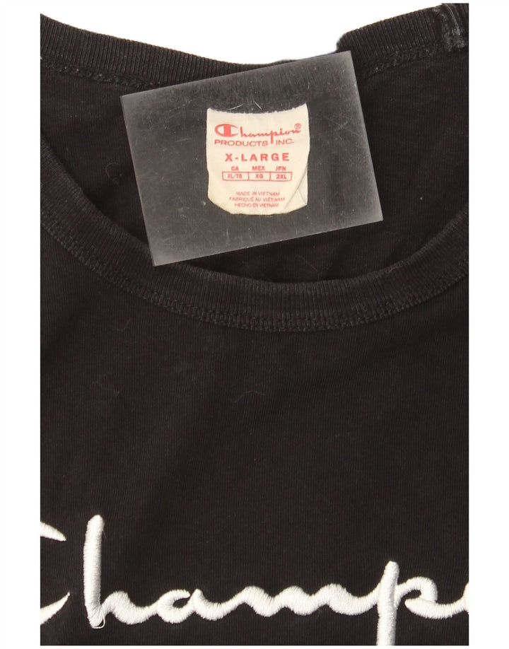 Мужская футболка с рисунком Champion Top XL, черная