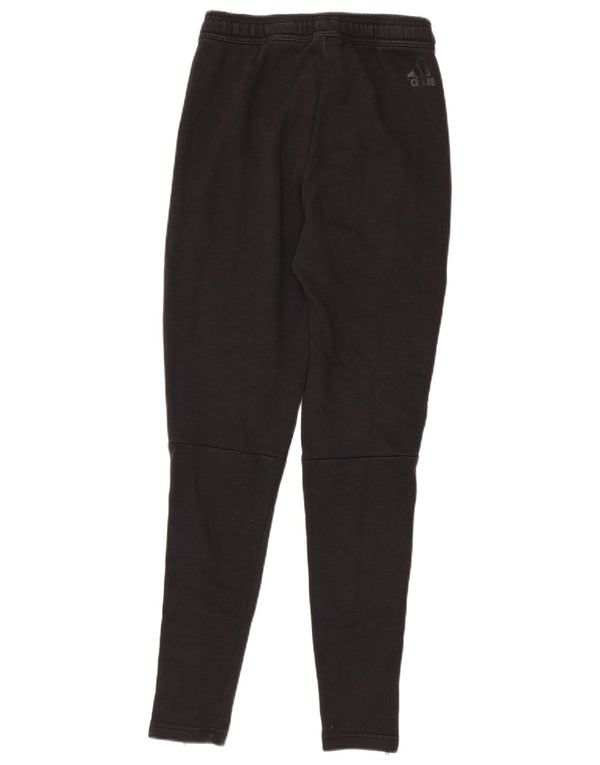 ADIDAS Mens Tracksuit Trousers Small  Black Cotton