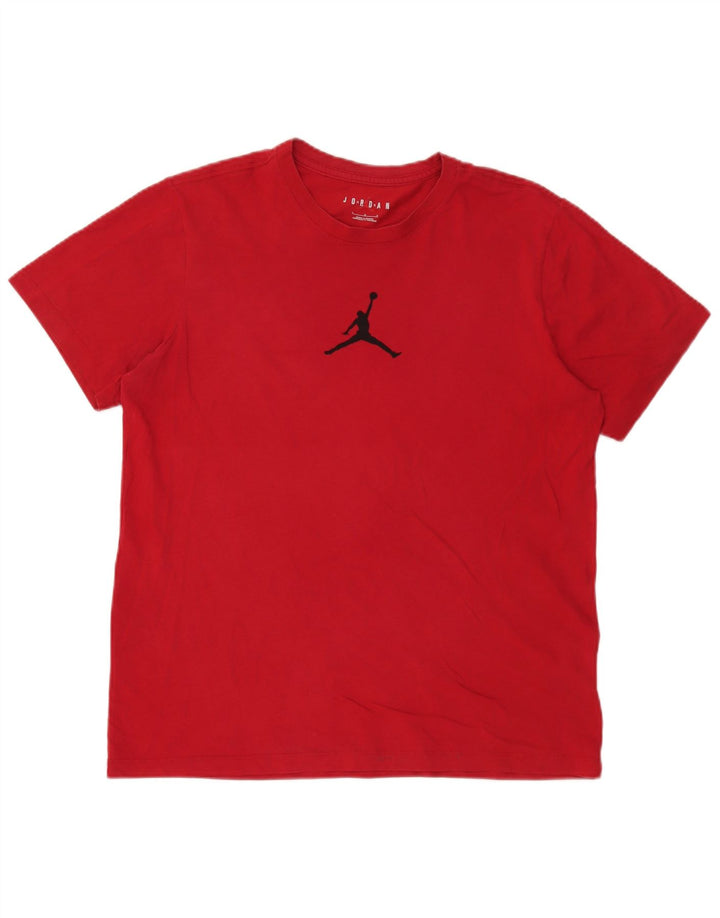 Мужская футболка Jordan Top, большой красный хлопок