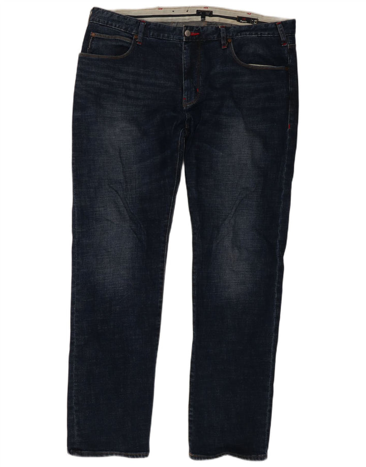 Мужские джинсы Armani Regular Straight W40 L34 Темно-синие, хлопок