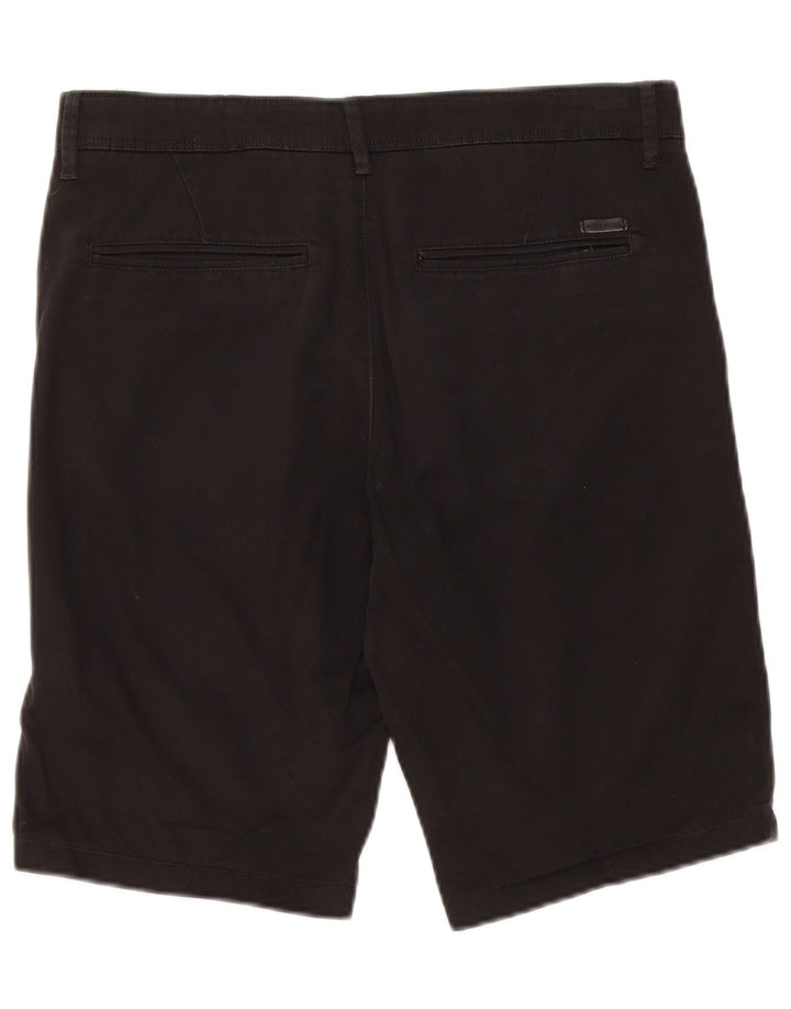 Мужские шорты чинос Jack & Jones, маленькие, черные, хлопковые, W29