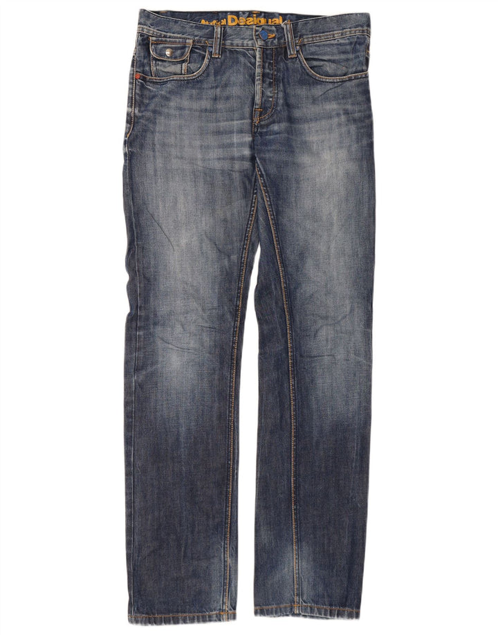 Мужские прямые джинсы Desigual W30 L33 синие, хлопок