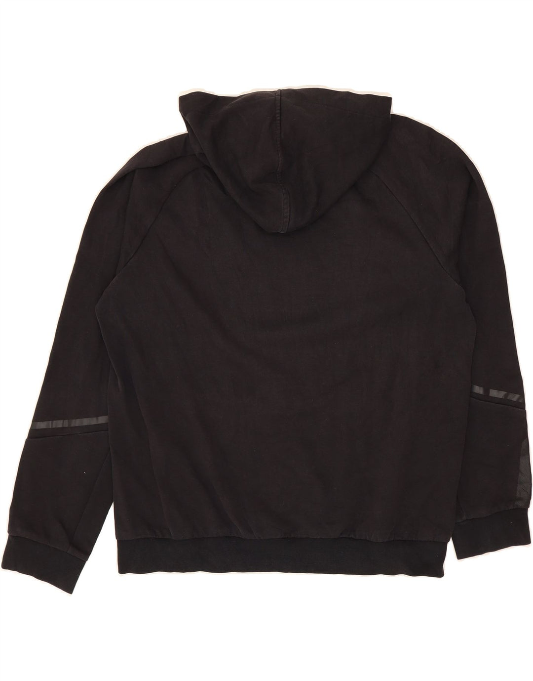 LOTTO Mens Hoodie Jumper Large Black Cotton Vintage Lotto and Second-Hand Lotto from Messina Hembry 