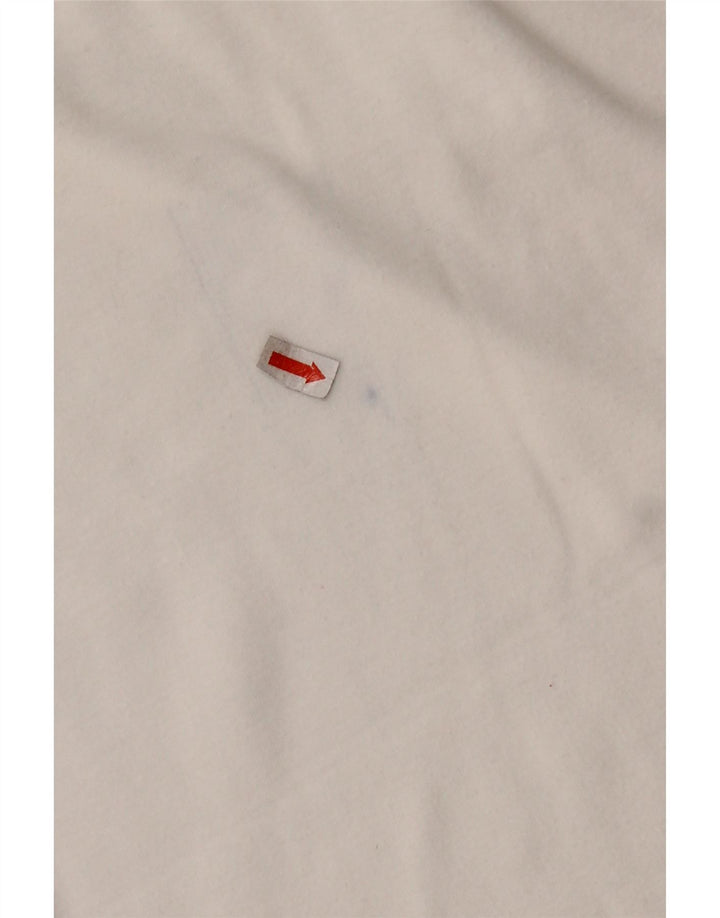 Женская рубашка поло с графическим рисунком GAS UK 18 XL, белый хлопок