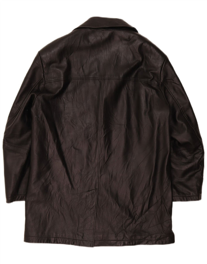 Мужское кожаное пальто Private IT 52 XL Черное