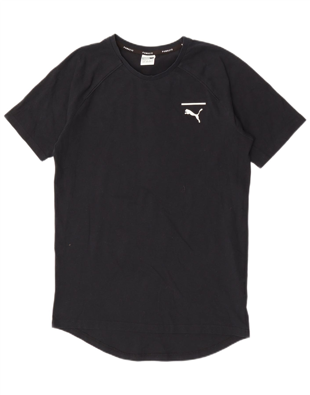Мужская футболка с рисунком Puma, средний черный хлопок