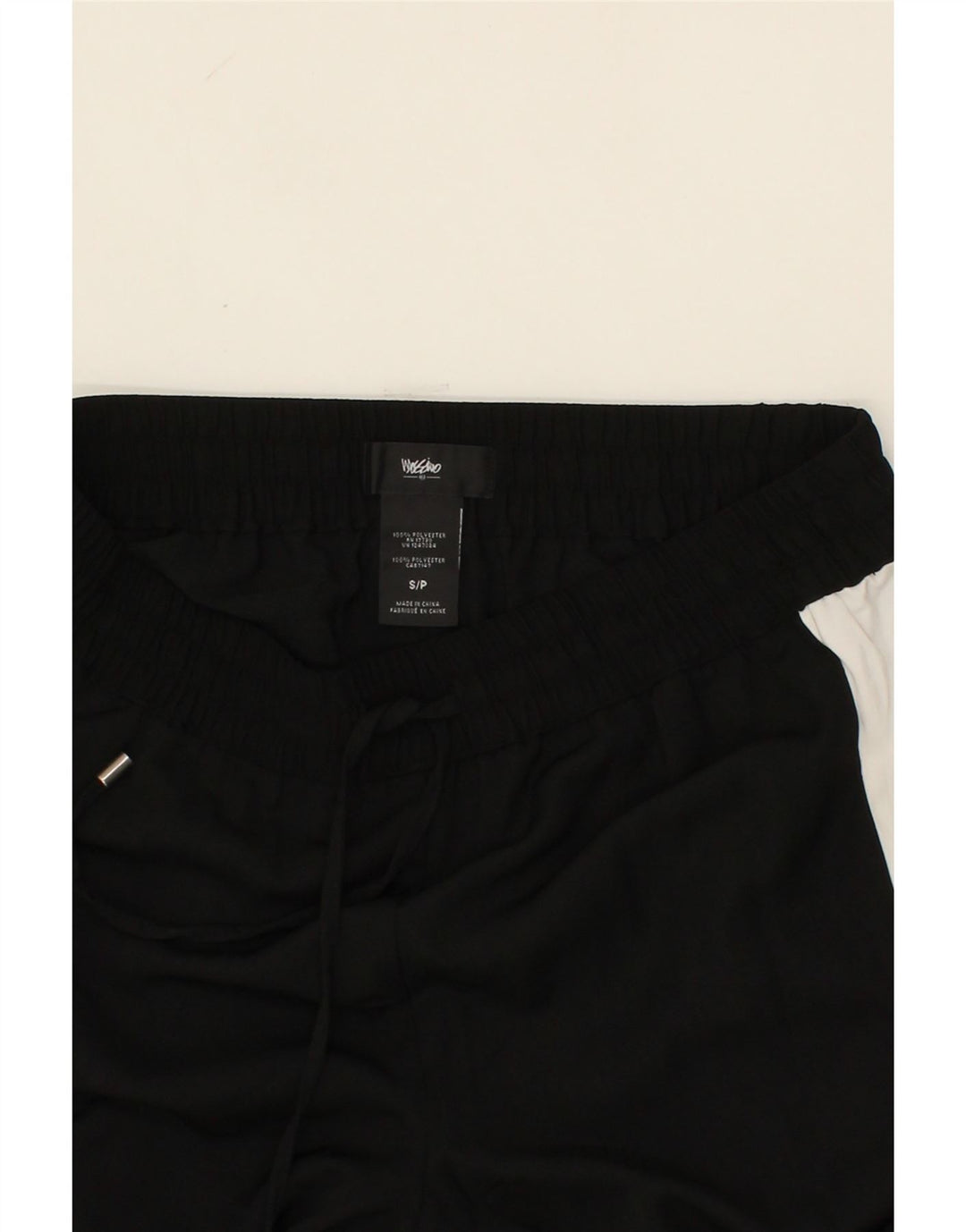 MOSSIMO Womens Tracksuit Trousers Joggers UK 10 Small Black Colourblock Vintage Mossimo and Second-Hand Mossimo from Messina Hembry 