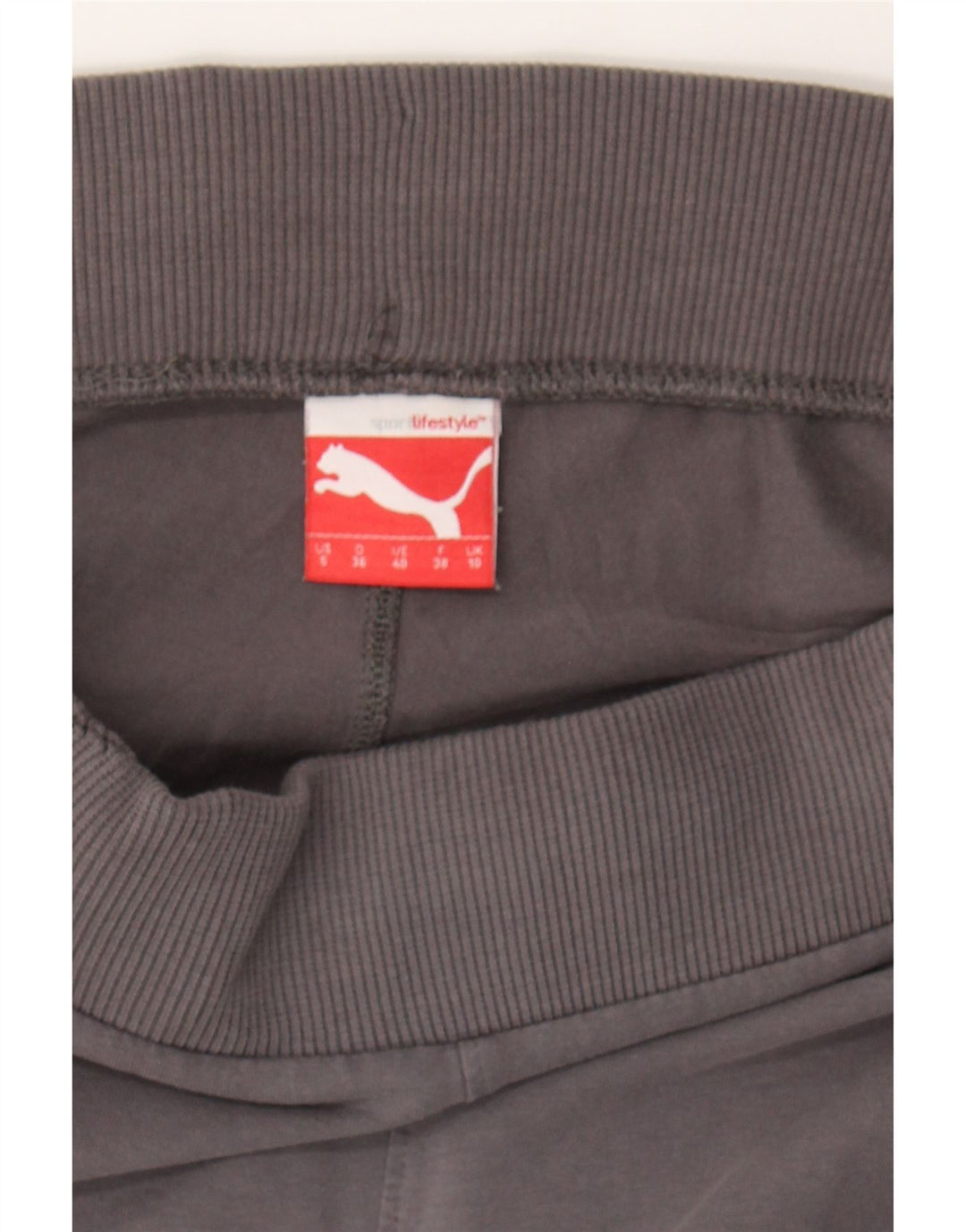 PUMA Womens Tracksuit Trousers UK 10 Small Grey Vintage Puma and Second-Hand Puma from Messina Hembry 