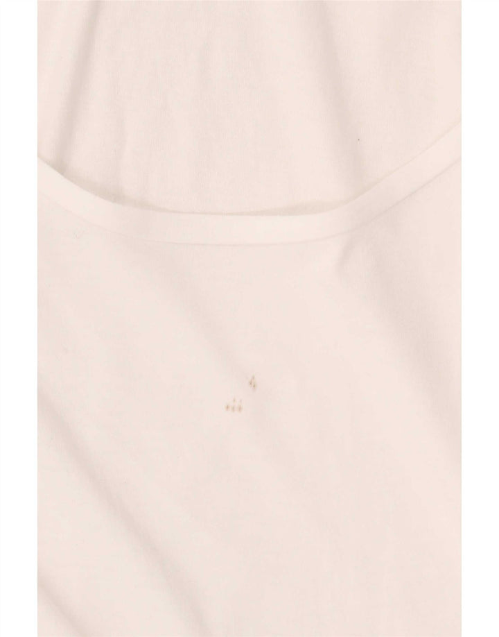 Женская футболка Guess Top UK 8, маленькая, белый хлопок