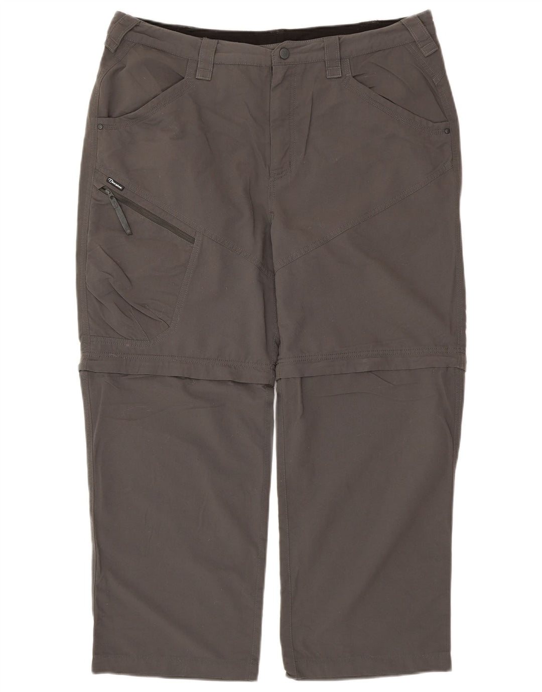 Мужские прямые походные брюки BERGHAUS W36 L26 серые из полиамида